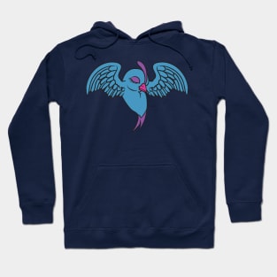 Tattoo Style Bird Hoodie